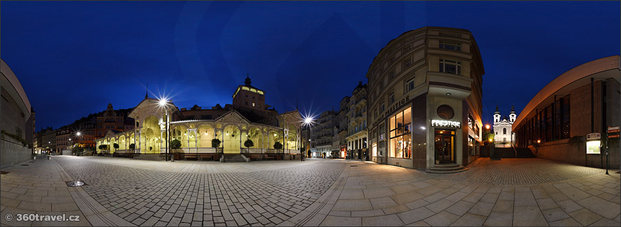 Play virtual tour - Market Colonnade in Night