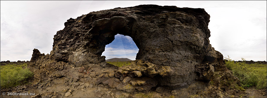 Play virtual tour - Gatklettur Arch