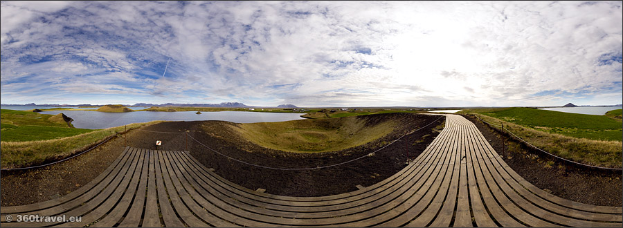 Play virtual tour - Pseudocraters at Skútustadir